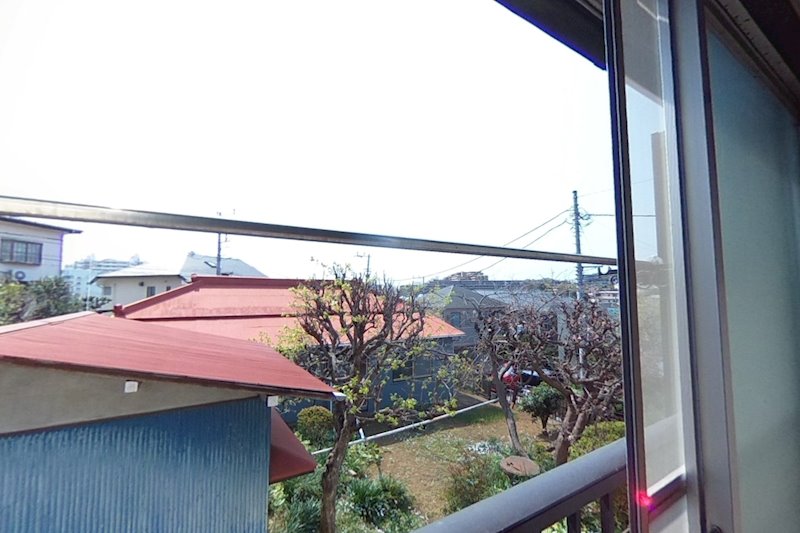 グリーンコテージ ベランダ