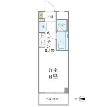 ＩＳＭ平塚 504号室 間取り