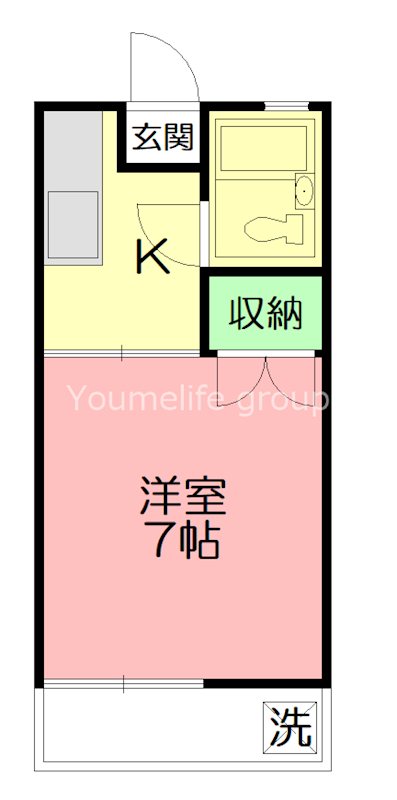 グランデ 103号室 間取り