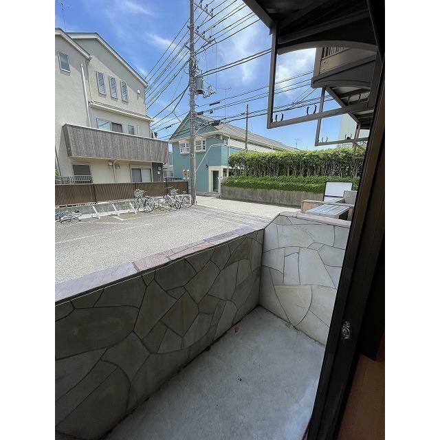 ザイライハウス ベランダ