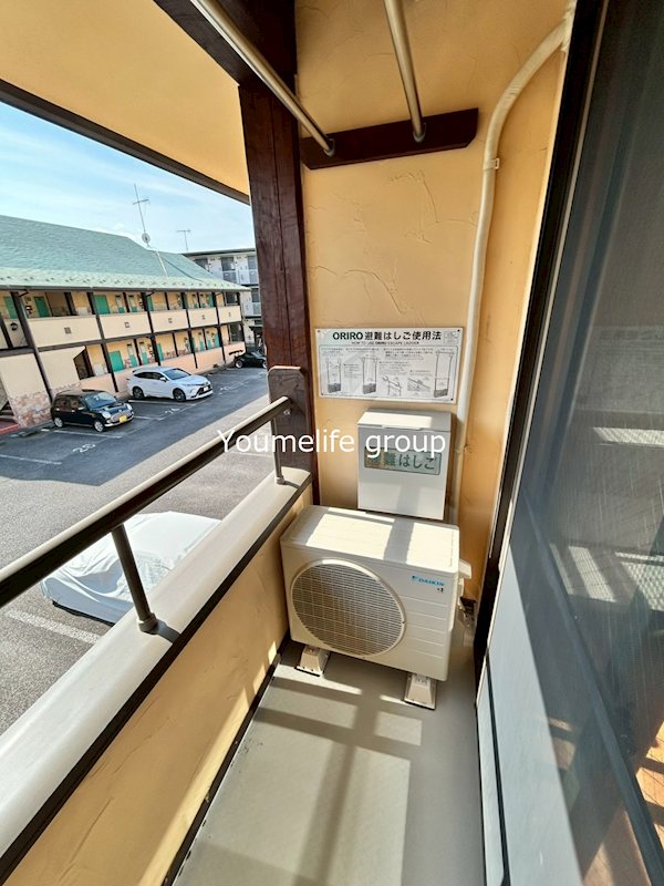 ポスト＆ビーム木の家Ｂ ベランダ