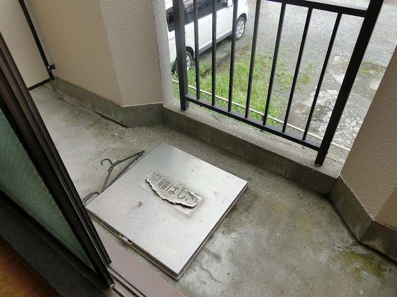 吉田コーポ第１ ベランダ