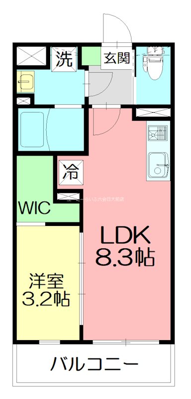 Casa Brisa 湘南台 301号室 間取り