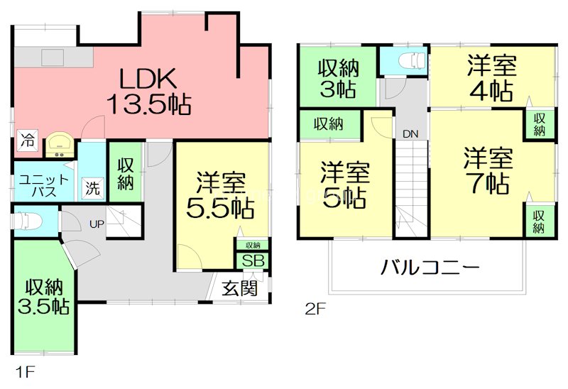 吉田町1188-3貸家 間取り