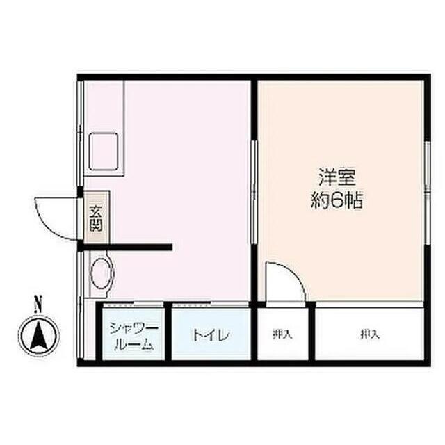 第二実方ハイツ 202号室 間取り