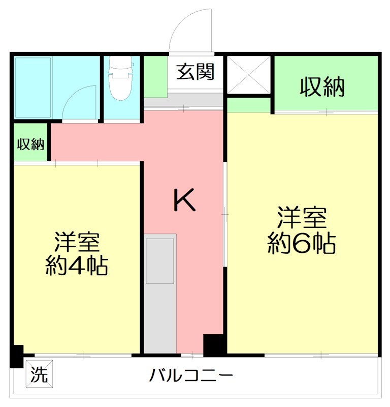 彦田ビル 201号室 間取り