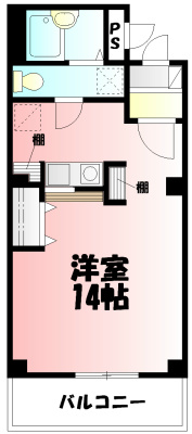 アルウェット プティ  501号室 間取り