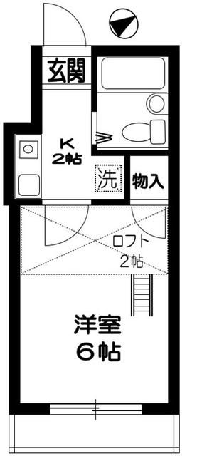 Ａｐａ花の木 205号室 間取り