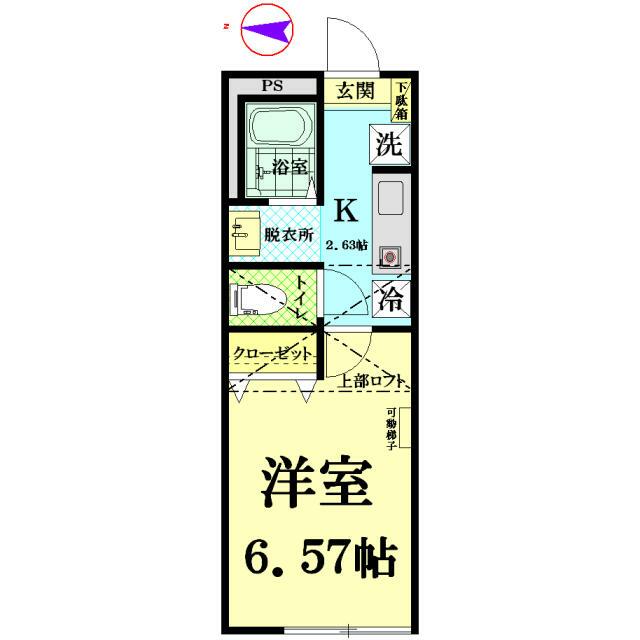 ノウルコースト 203号室 間取り
