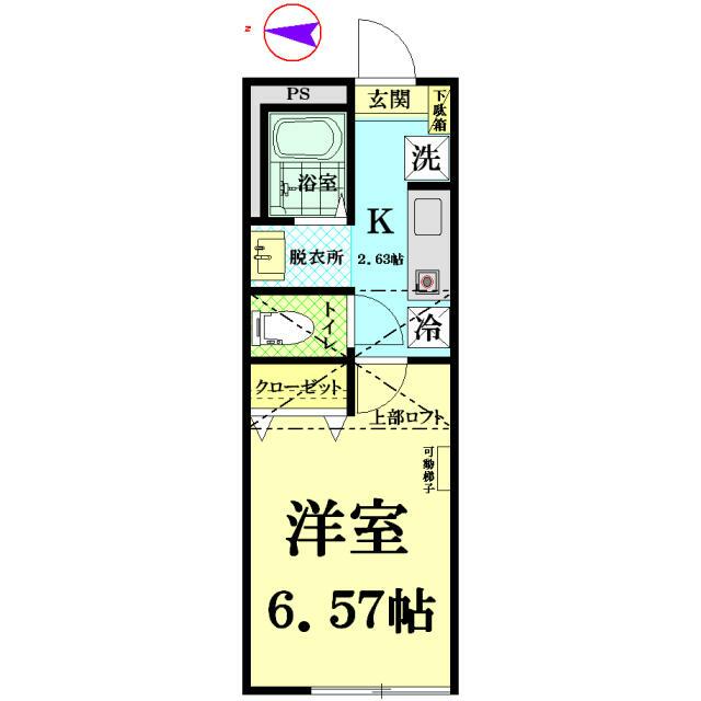ノウルコースト 201号室 間取り
