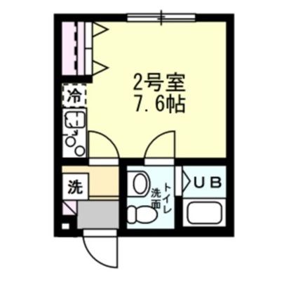 ベイルーム辻堂元町Ⅱ 202号室 間取り
