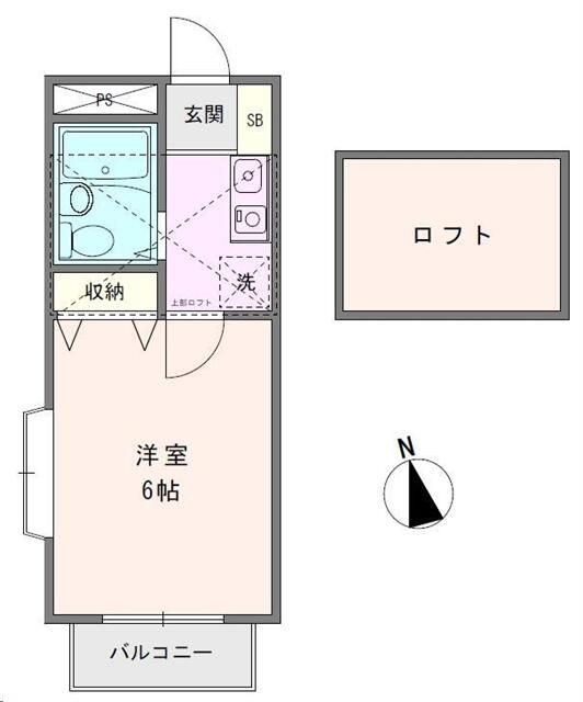 ビューパレス茅ヶ崎 212号室 間取り