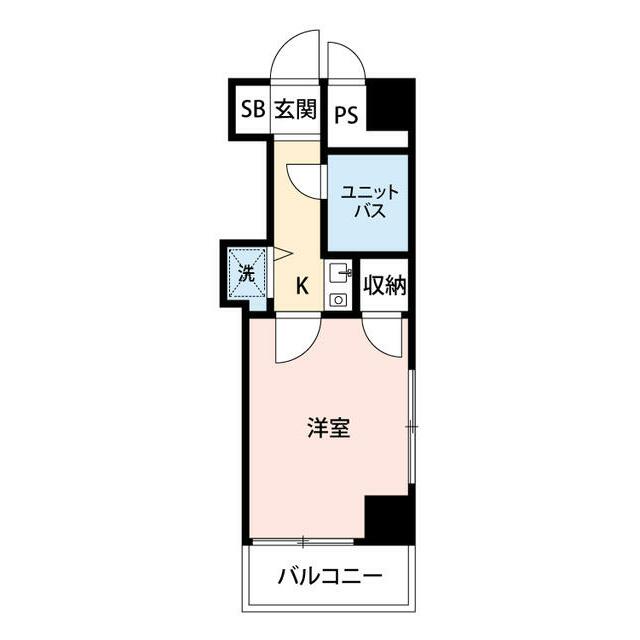 マイナビＳＴＡＹパレス平塚駅前（メインステージ平塚駅前） 706号室 間取り