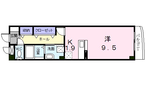 レケンス　アウローラ 302号室 間取り