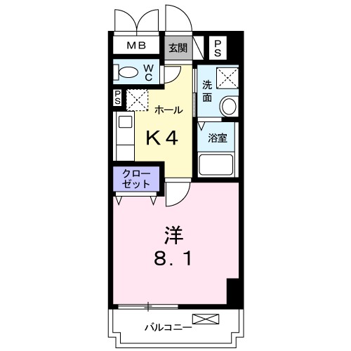 ヴィオラ　プリート 203号室 間取り