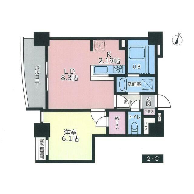 ケインズ湘南Ⅱ 305号室 間取り