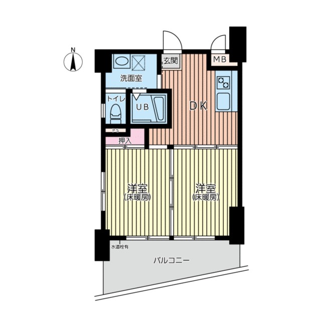 ファーストクラス東戸塚 702号室 間取り