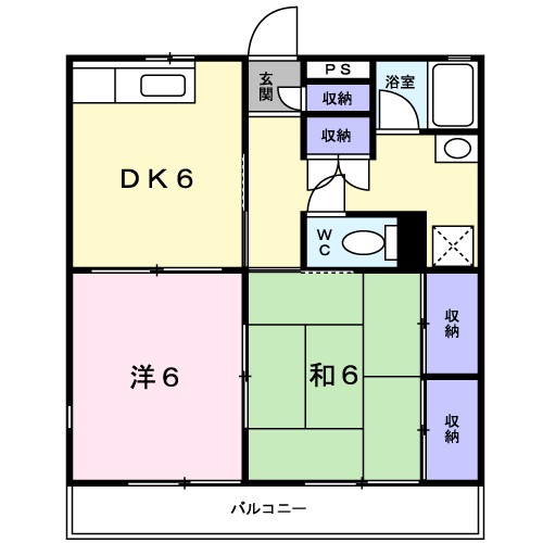 ハウス３００ 201号室 間取り