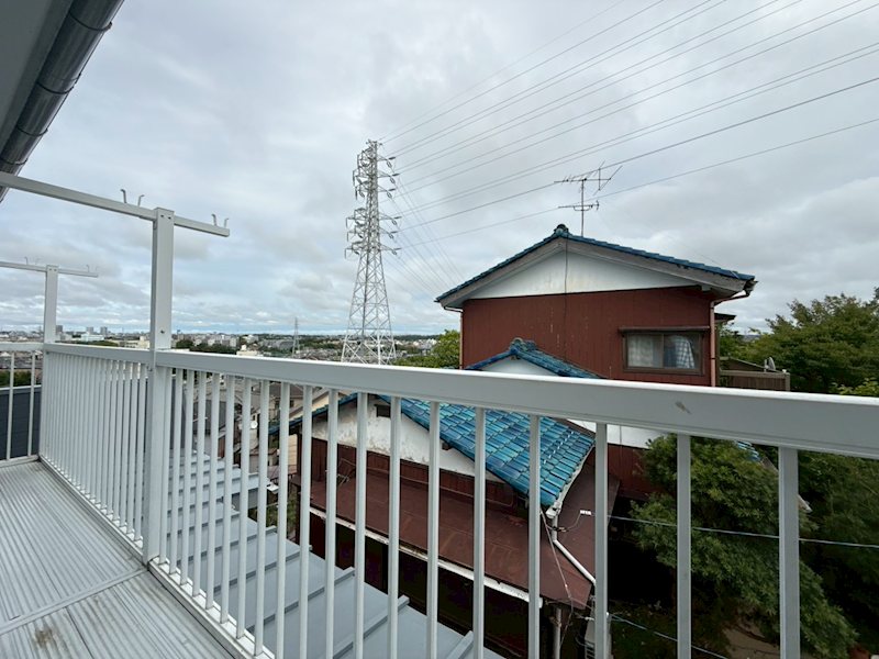 矢部町貸家 ベランダ