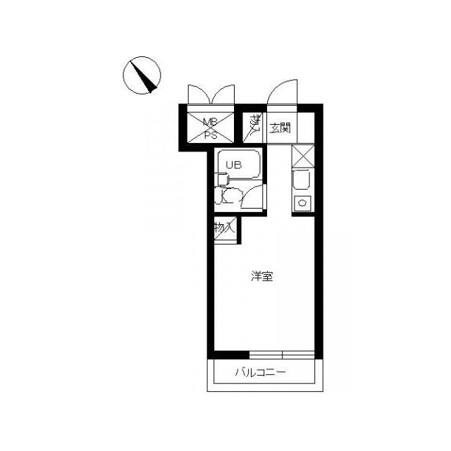 スカイコート戸塚 214号室 間取り