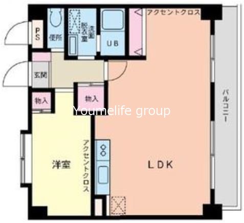 グランディア11 302号室 間取り