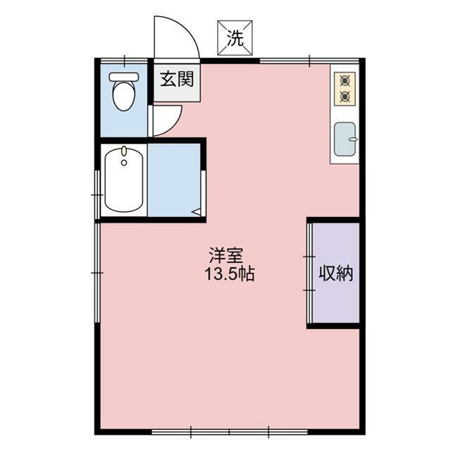 コーポ林 205号室 間取り