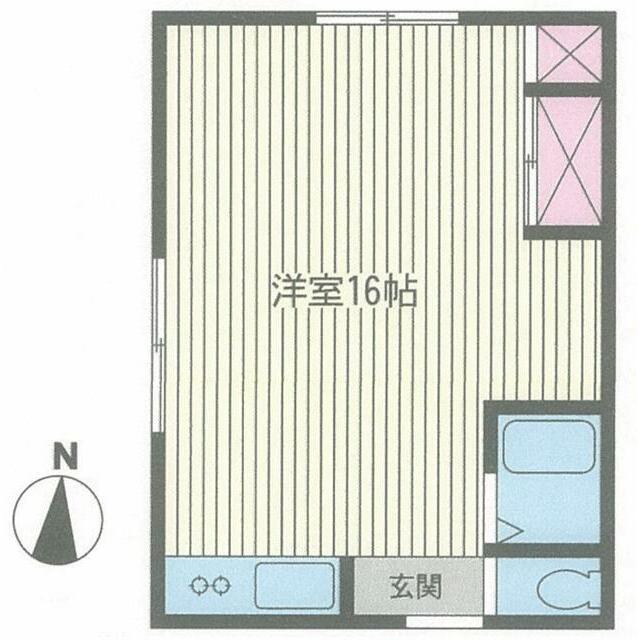 コーポマルケイ 201号室 間取り