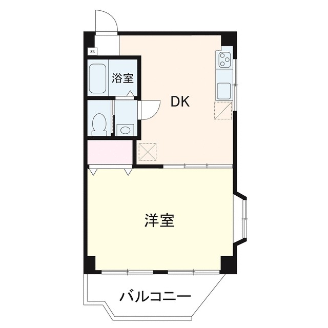 信光ビル 201号室 間取り