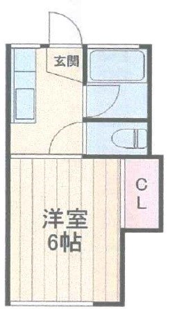 シリウス 109号室 間取り