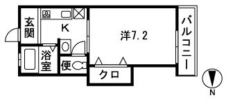 ウィンズパル 105号室 間取り