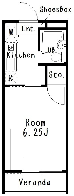 NYハイツⅡ 103号室 間取り