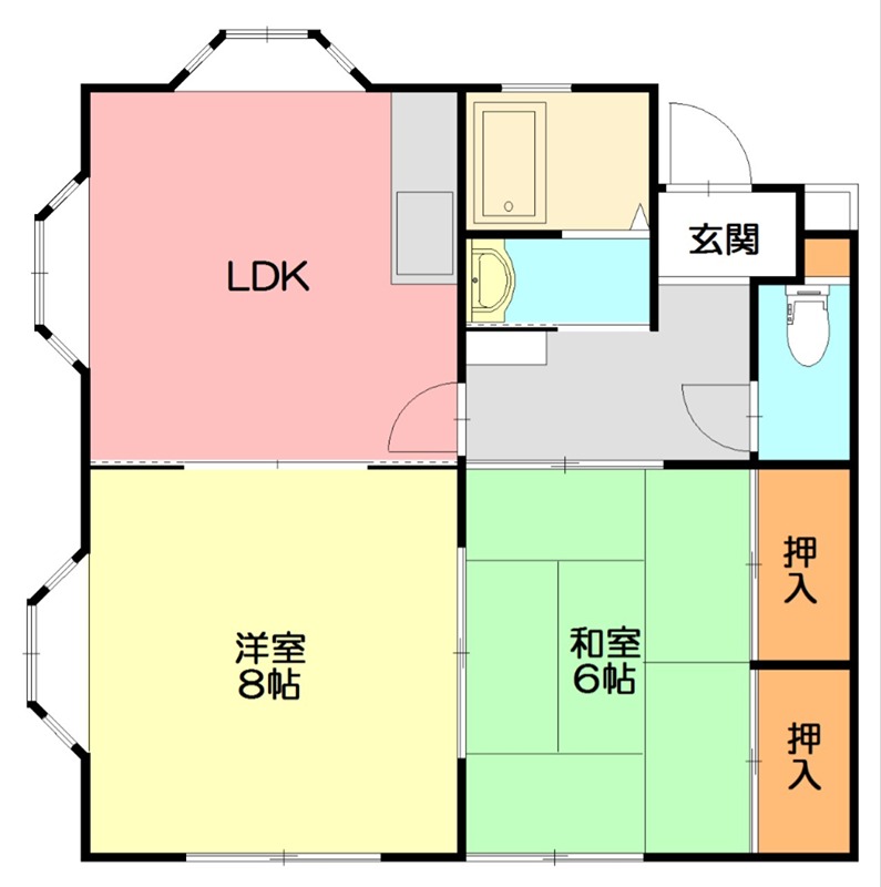 ブライトン湘南Ⅰ 101号室 間取り