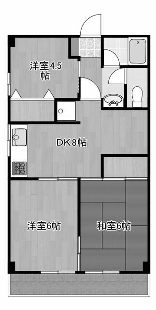 第２松田ビル 301号室 間取り