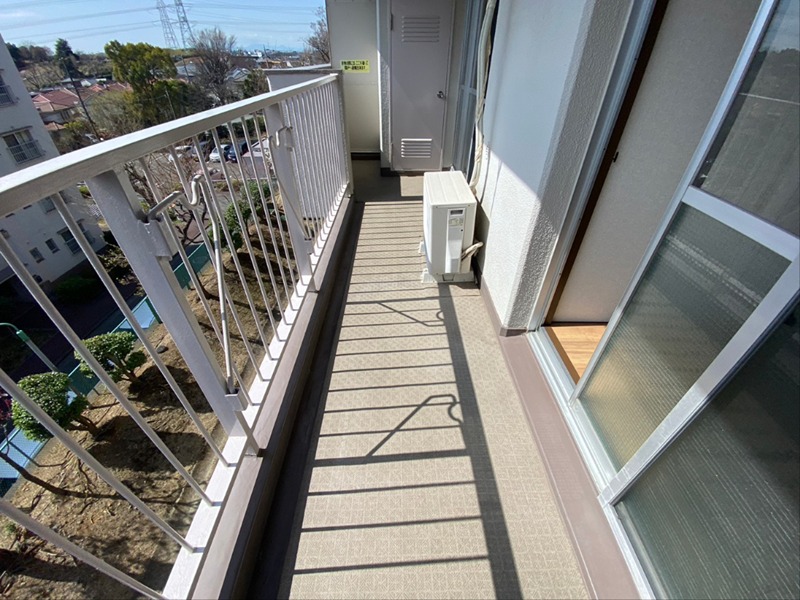 前田ハイツ ベランダ