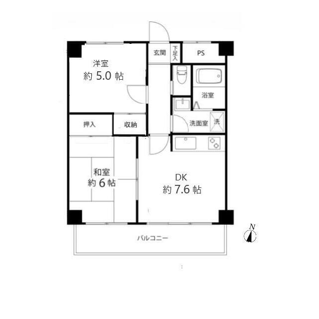 Ｔ&rsquo;ｓ　ｇａｒｄｅｎ藤沢長後 501号室 間取り