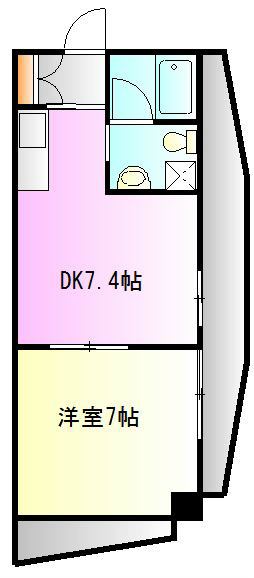 パノラマハイツ第2 706号室 間取り