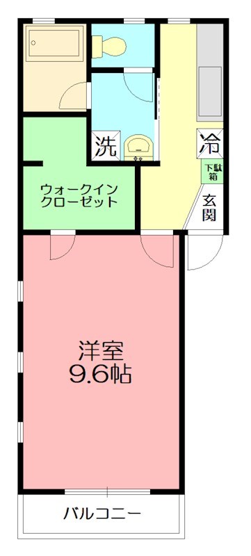 メゾンアンテノール 202号室 間取り