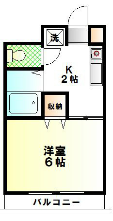 メゾン・アベイユSF 206号室 間取り