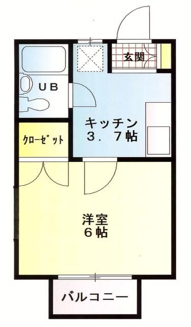 メゾンソエダ 203号室 間取り