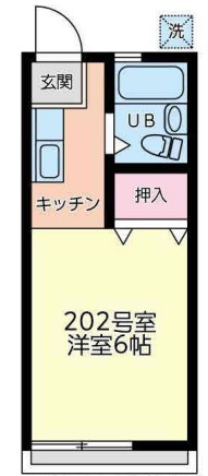 パークシティ　Ⅲ 202号室 間取り