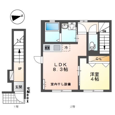 Sｕｎｎｙ　Ｇａｂｌｅｓ 間取り