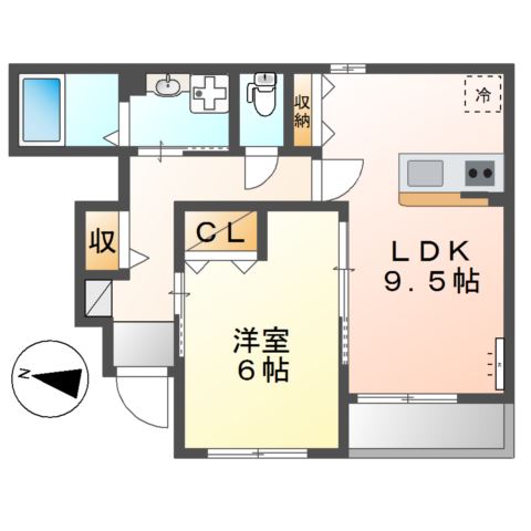 メルベール・クレシア 間取り
