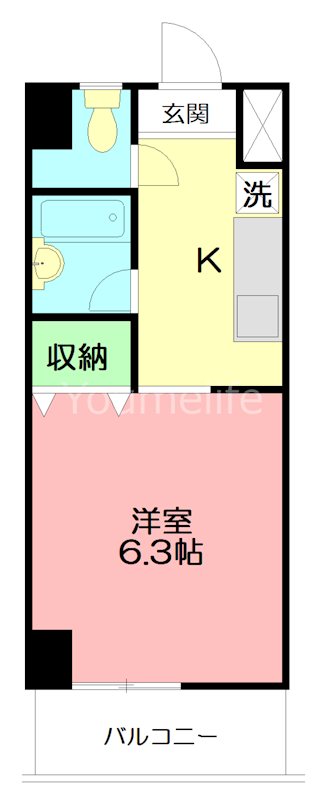 腰越松本ビル 204号室 間取り