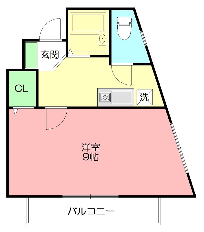 横浜元町ガーデン1 101号室 間取り