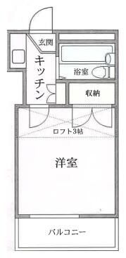 藤沢第三 203号室 間取り