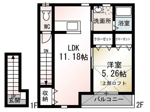Forest sage  201号室 間取り