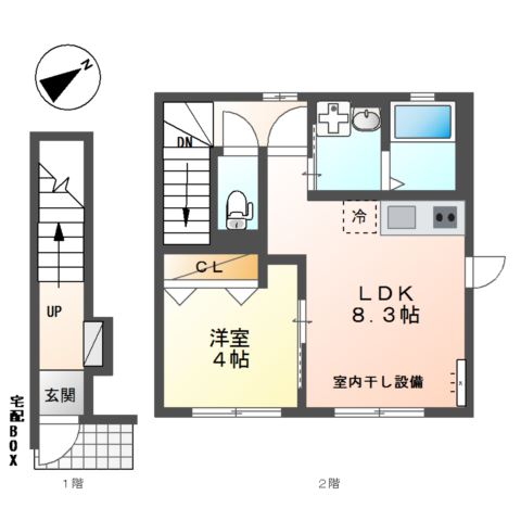 Sｕｎｎｙ　Ｇａｂｌｅｓ 間取り