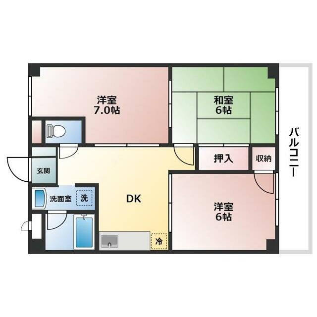 コート・リヴェール 503号室 間取り