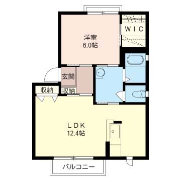 ヴェルドミール　Ａ 201号室 間取り