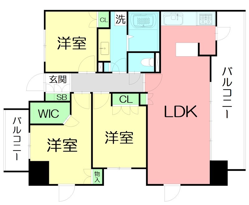 グランテム本厚木 間取り